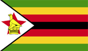 Flag of Zimbabwe.