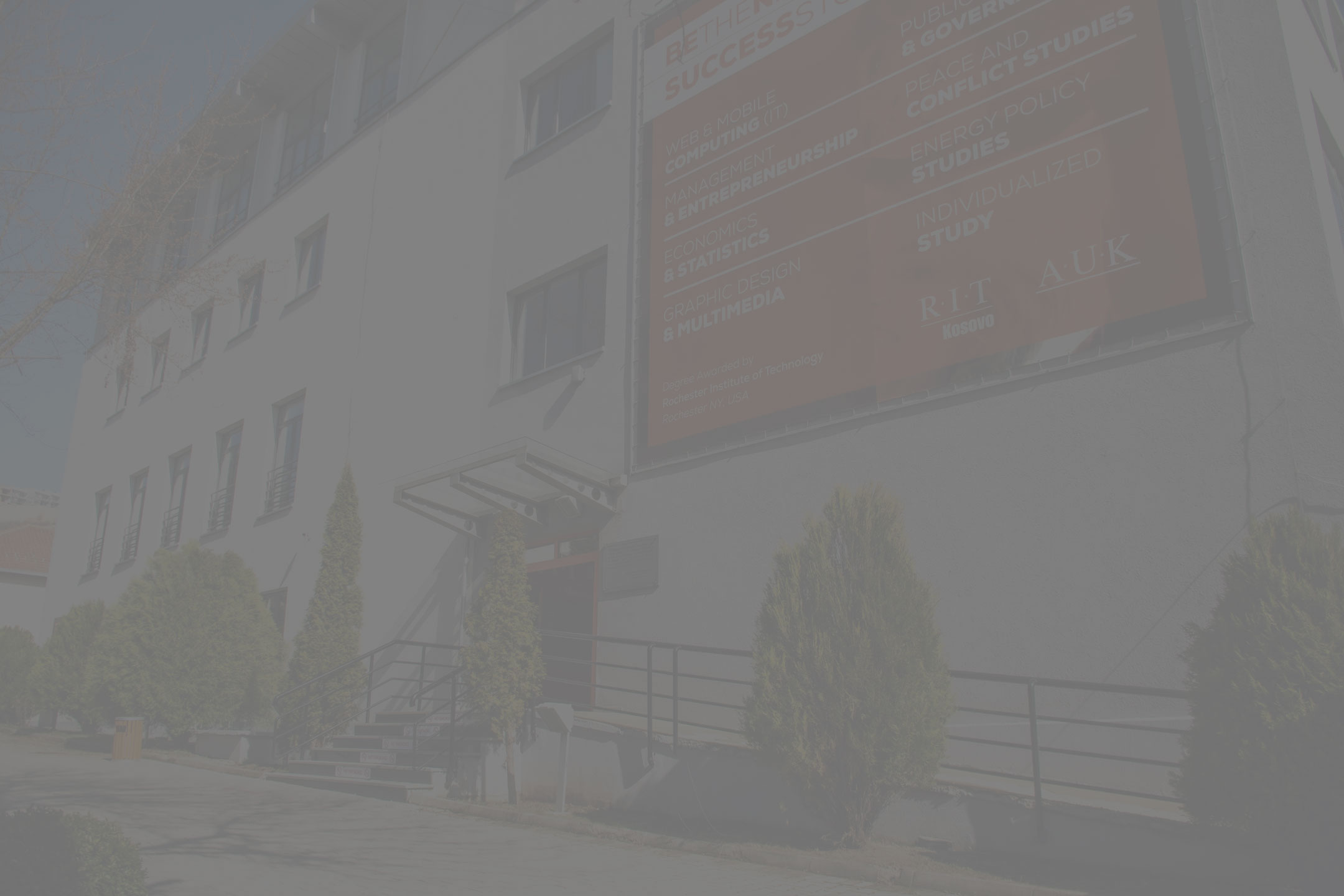 photo of one of the main buildings of RIT Kosovo
