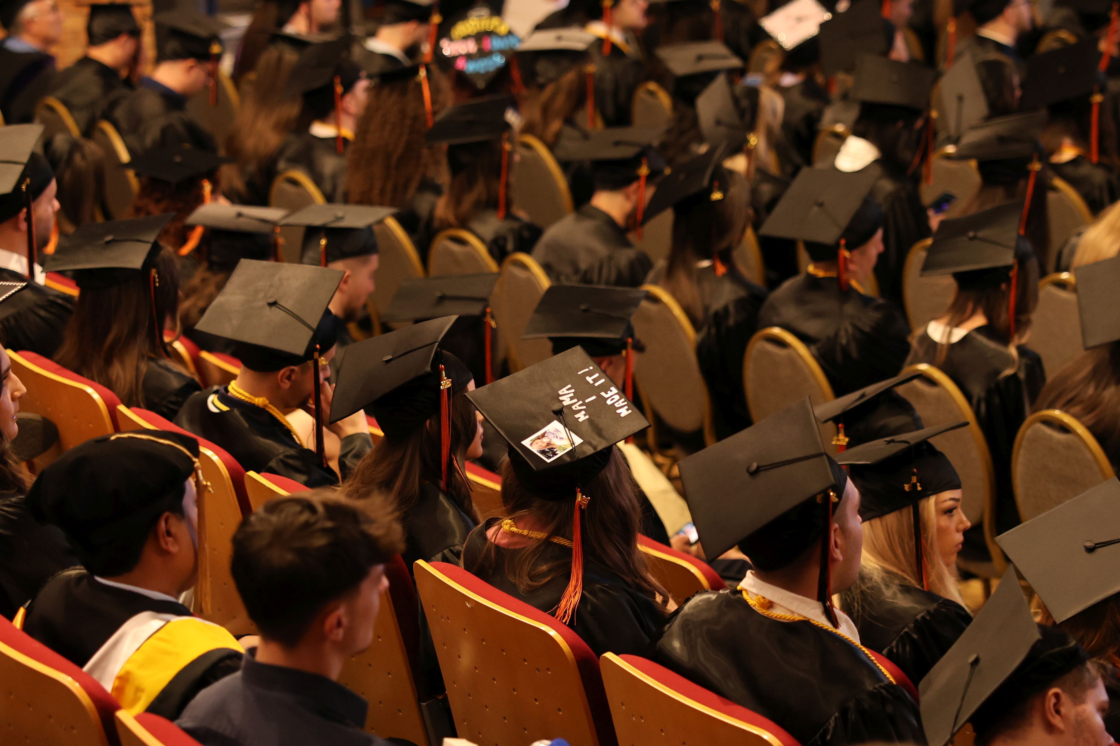 picture of students during Graduation