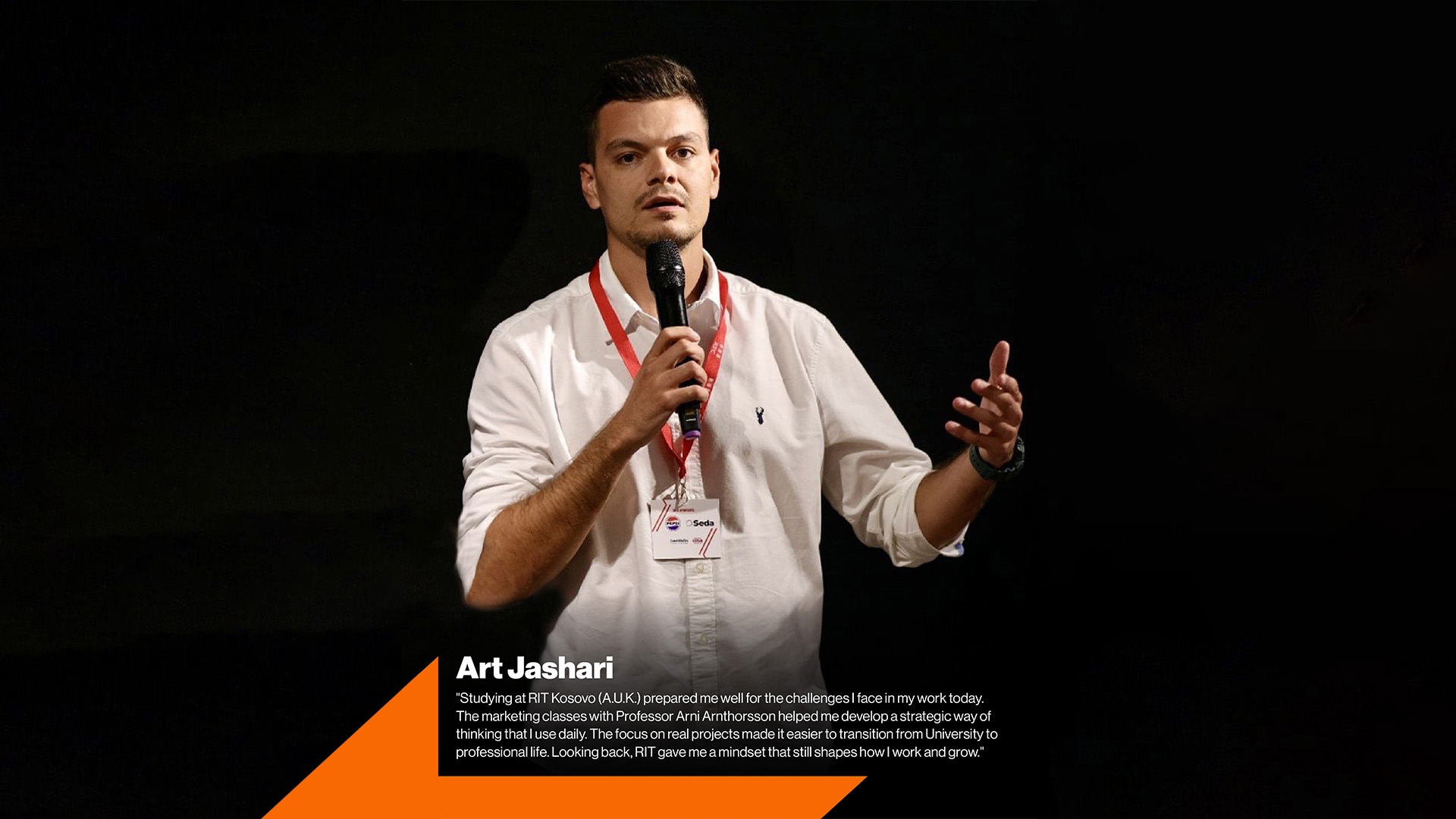photo of alumni art jashari