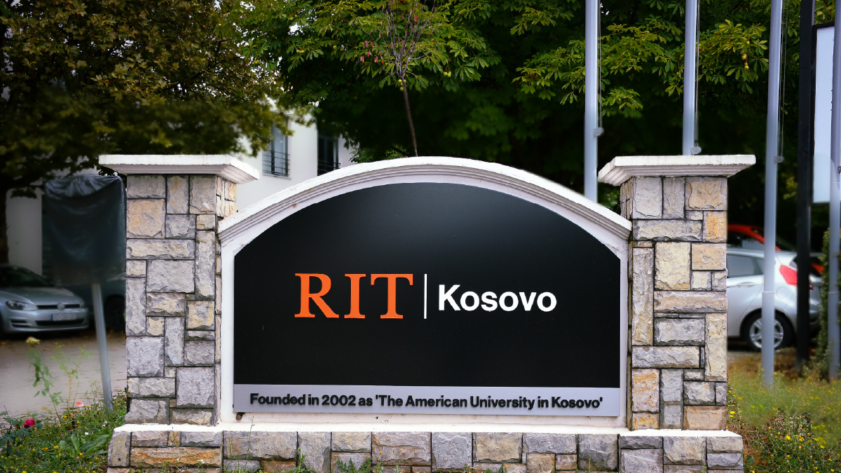 picture of the RIT Kosovo entrance
