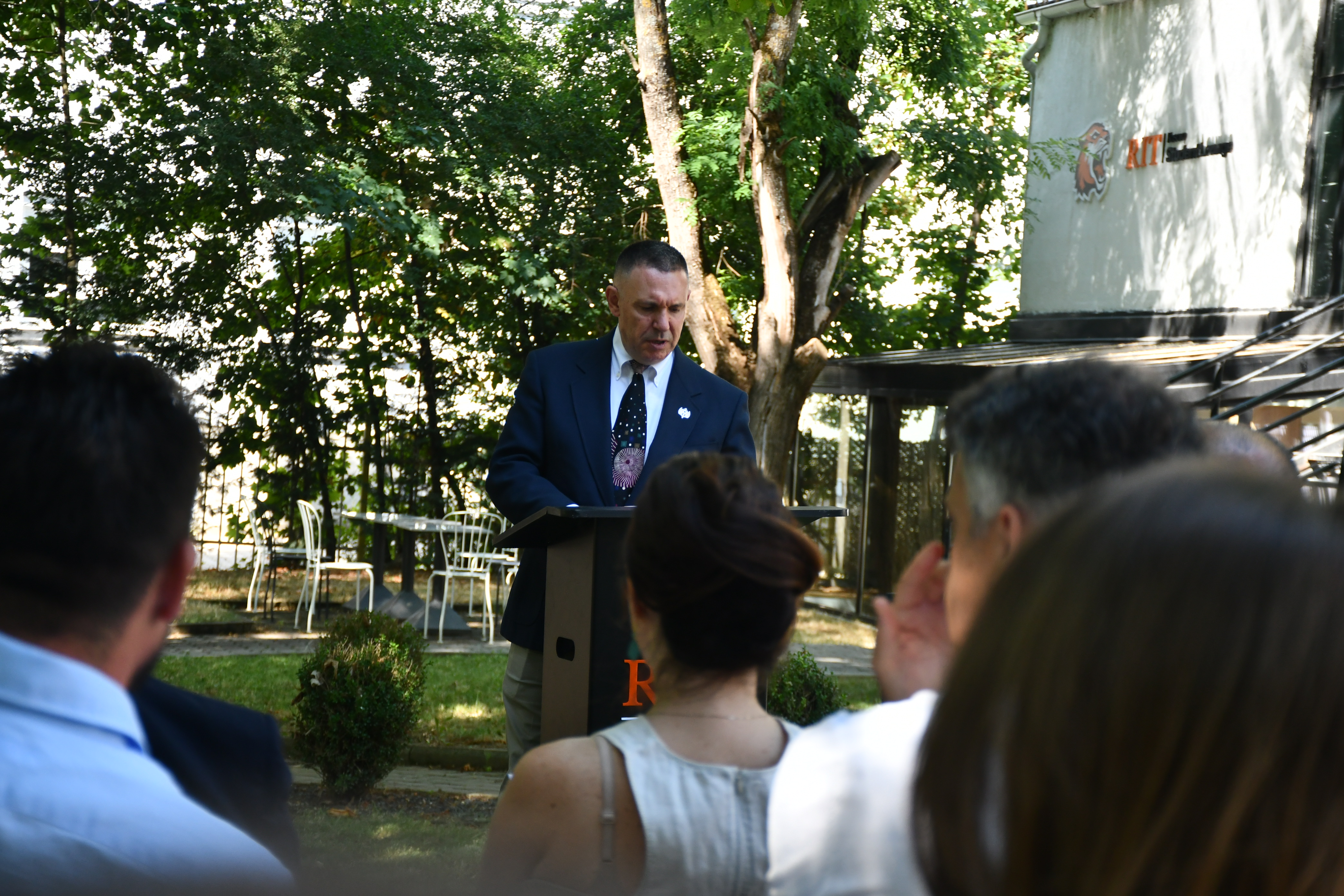 picture during ceremony here at RIT