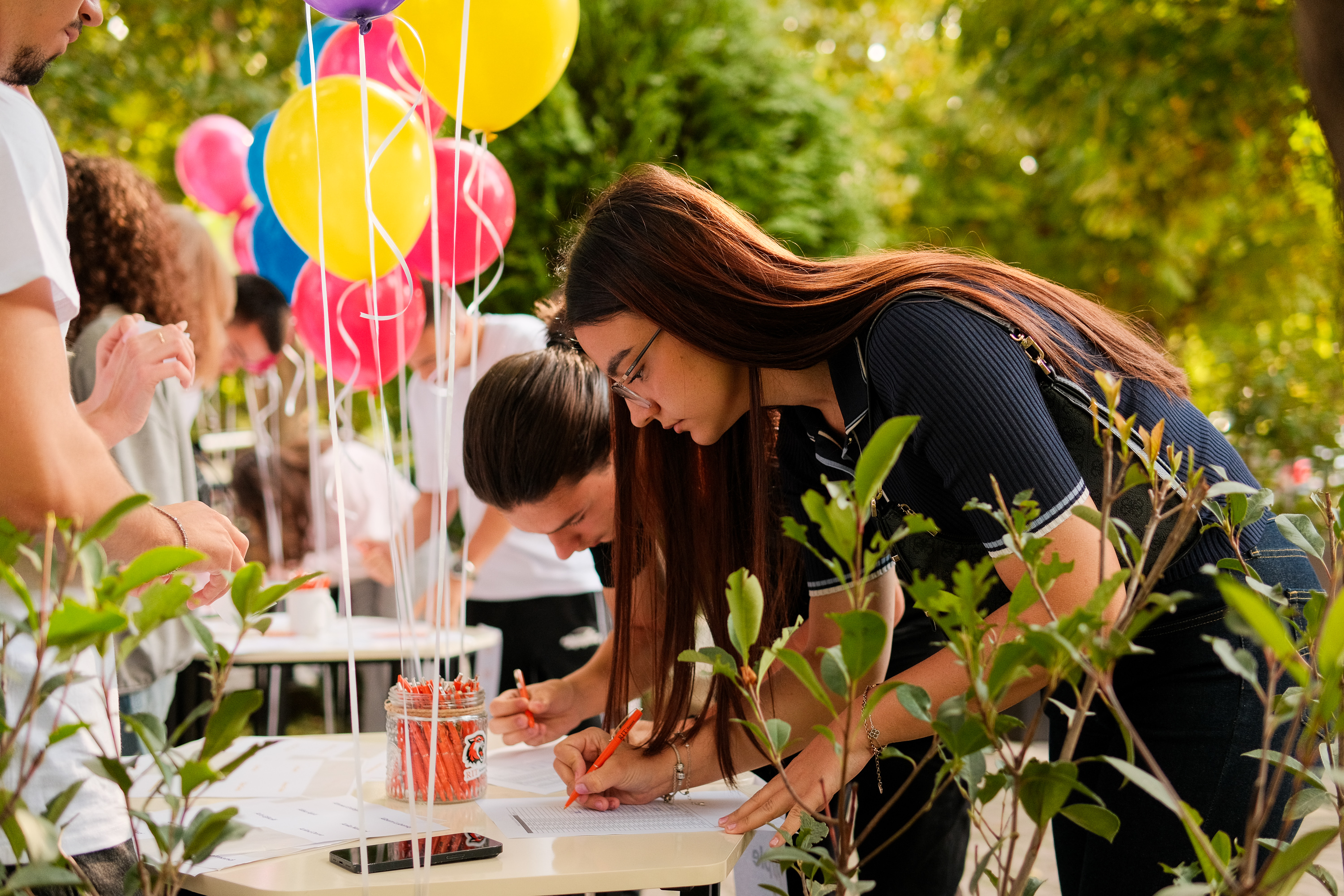 one of the students during orientation day 