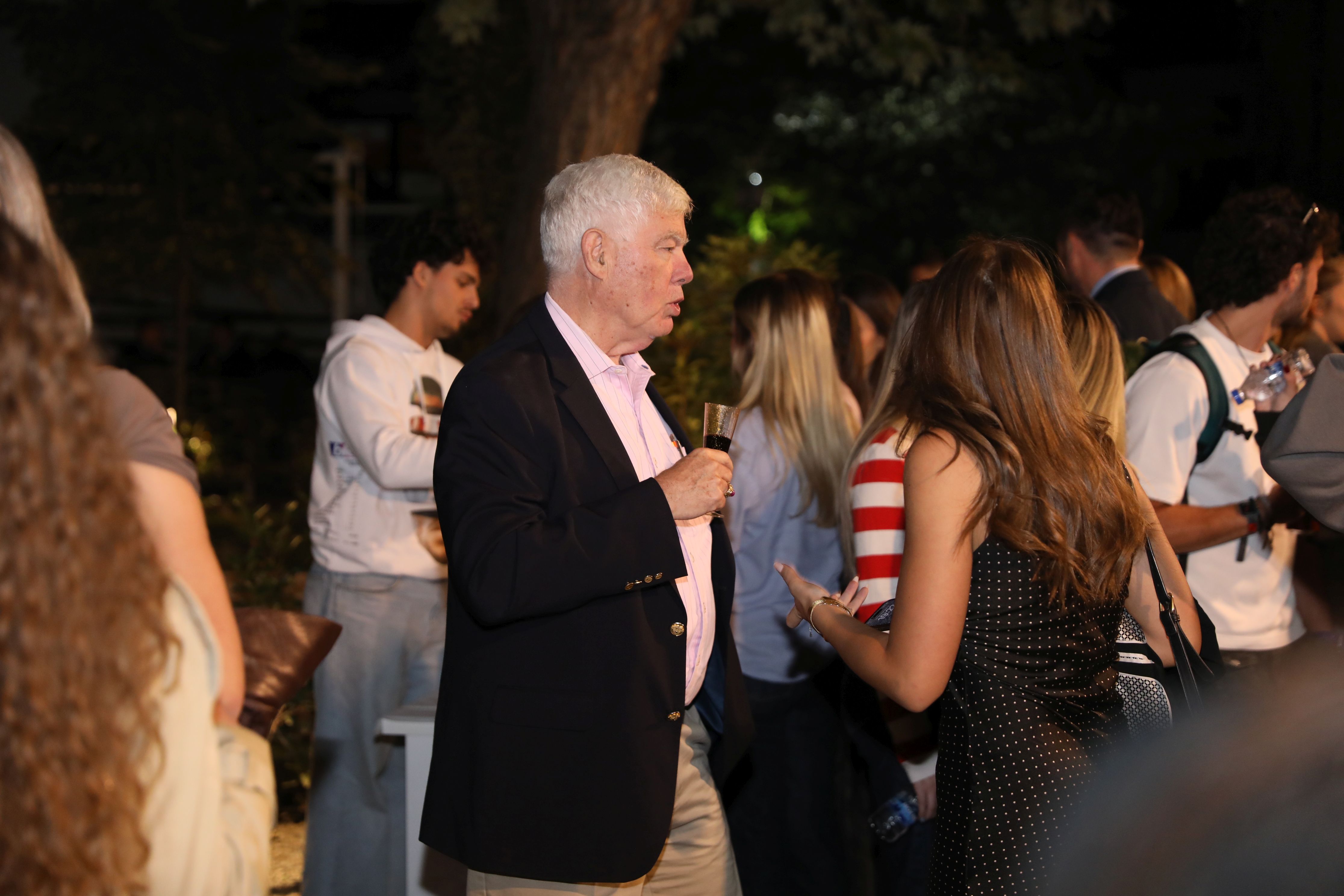 Michael Hess during Alumni night