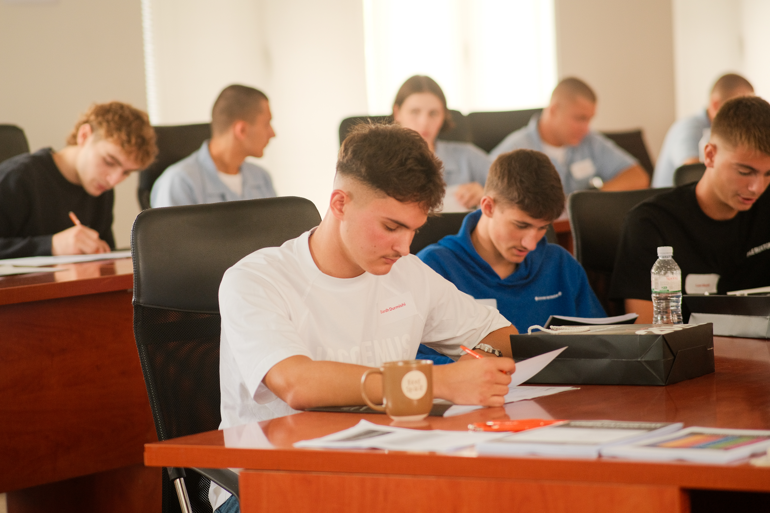 students with Academic affairs staff