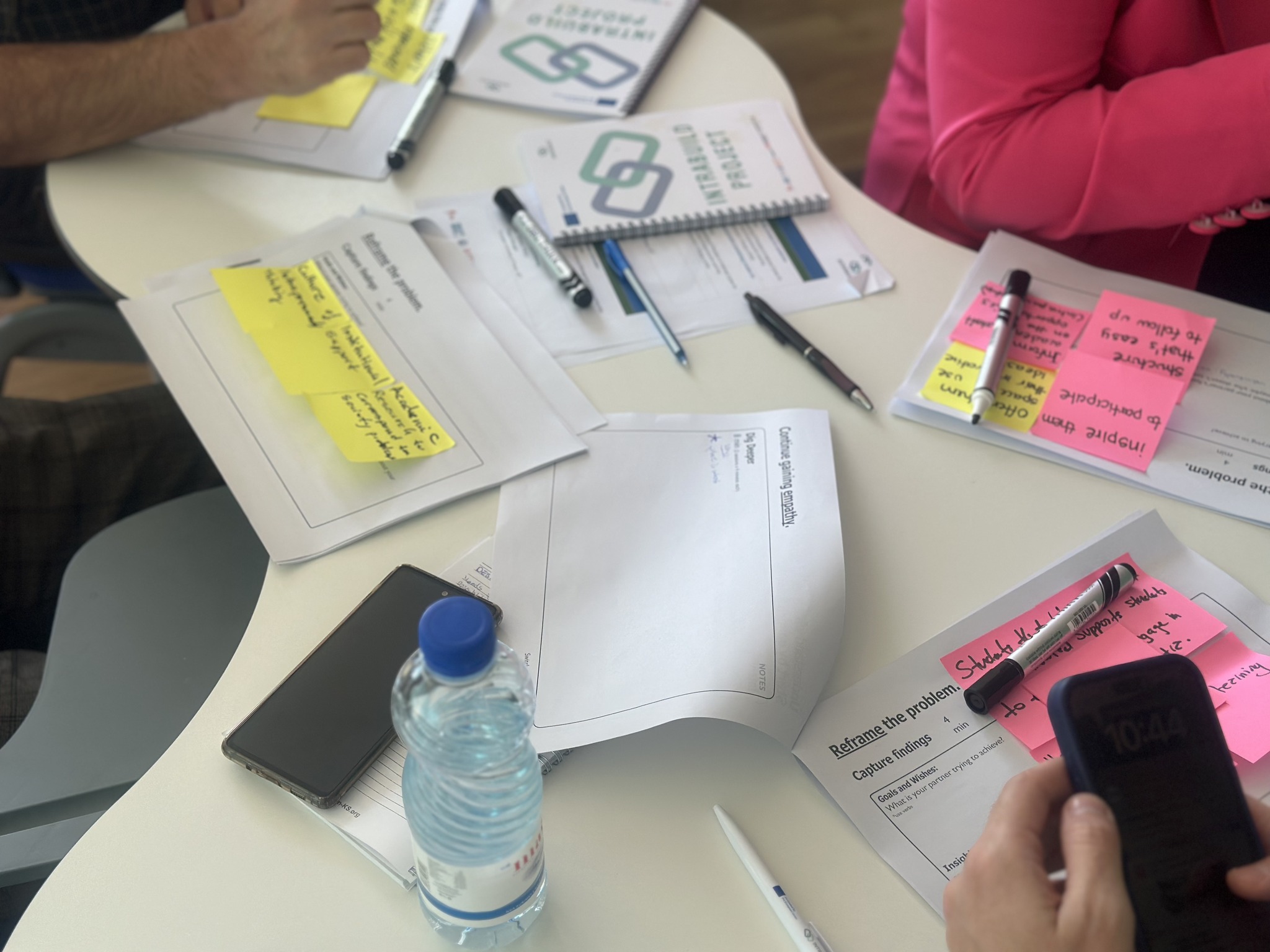 photo of intrabuild erasmus project training