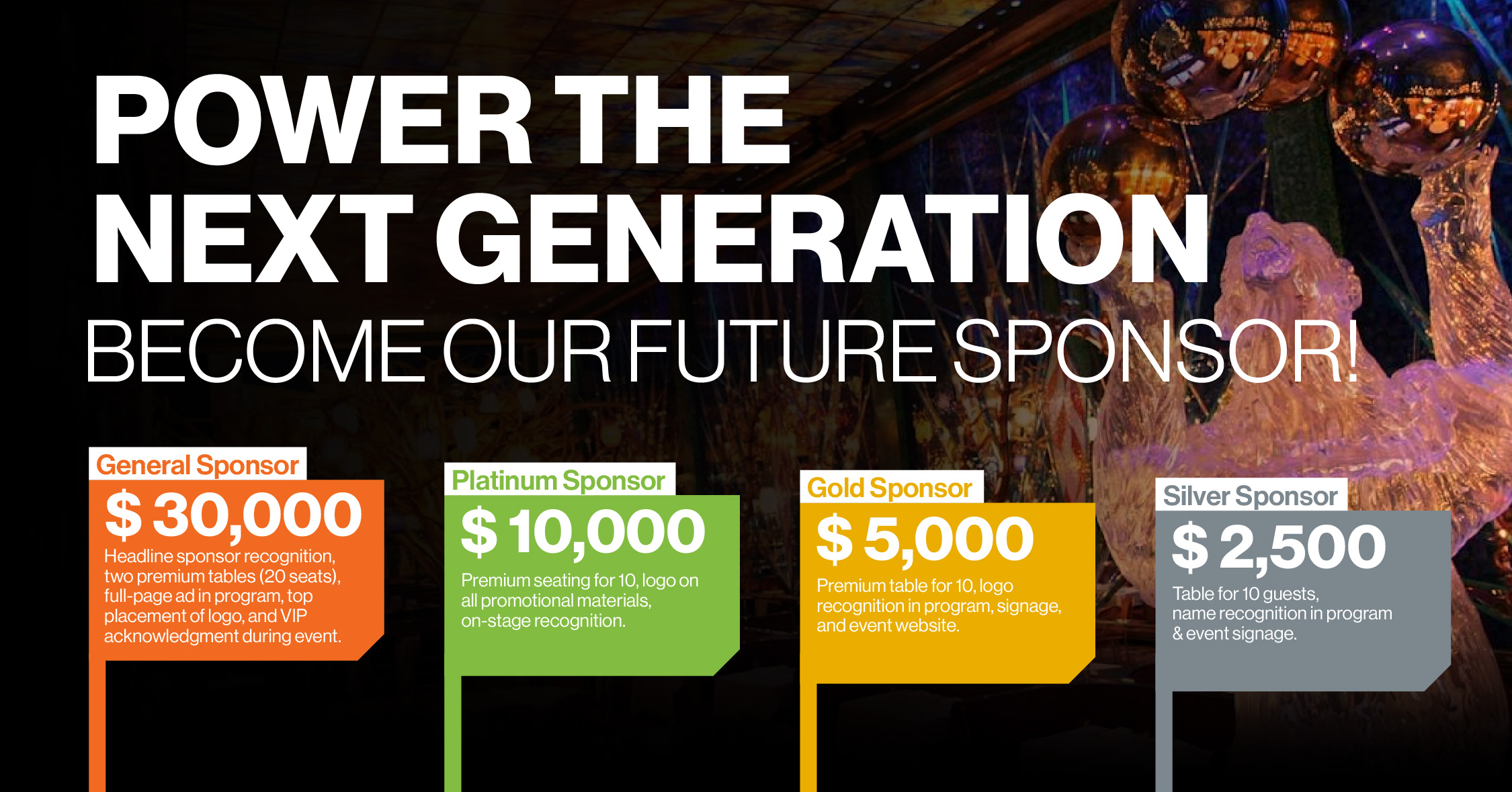 gala sponsorship