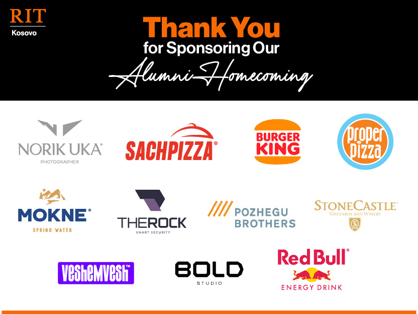 photo of sponsors during Alumni home coming