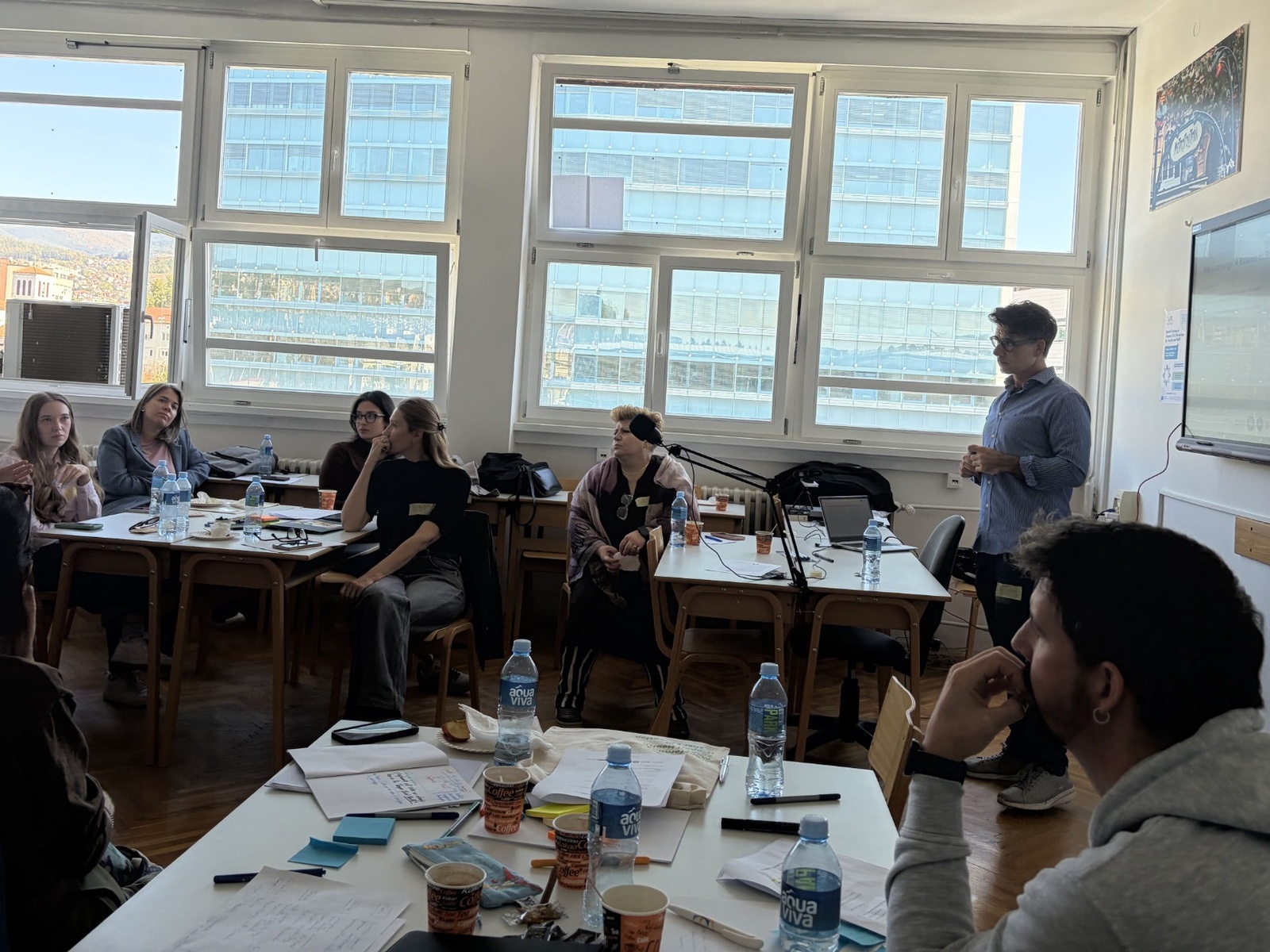 during the workshop in bosnia