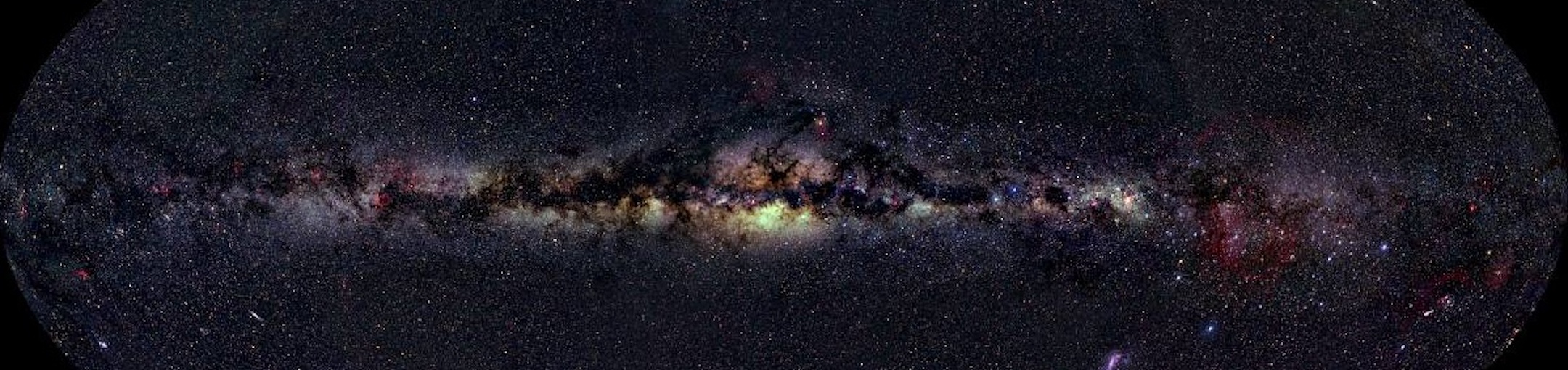 The plane of the Milky Way