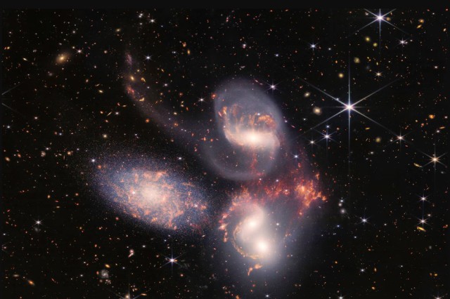galaxies and stars in deep space.