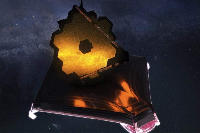 Artist conception of the James Webb Space Telescope, which has enabled the most comprehensive cosmic map ever