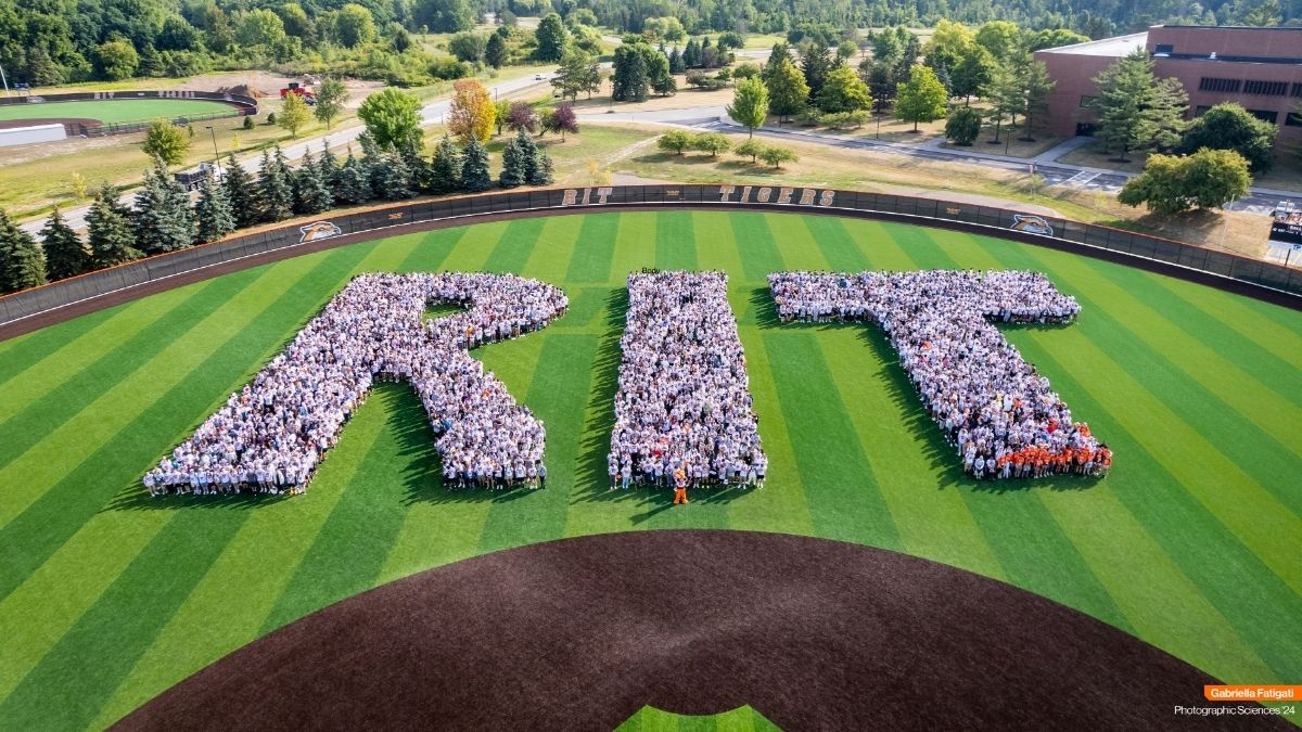 rit spelled out by people
