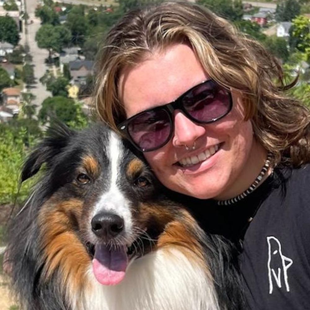 aspen and their dog