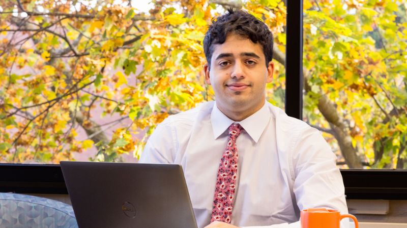 Hayder in the CPSI lab