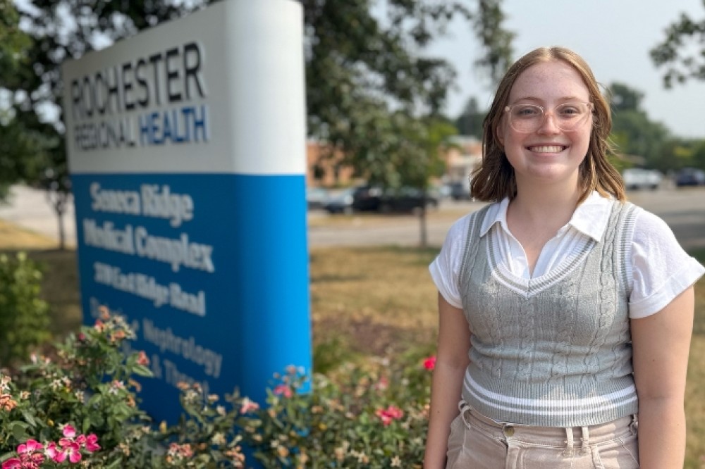 evangelina at her research site