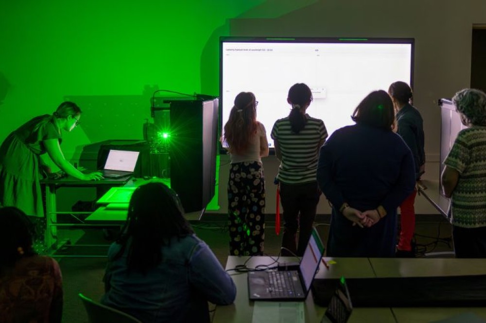 a group of people in the CHI lab