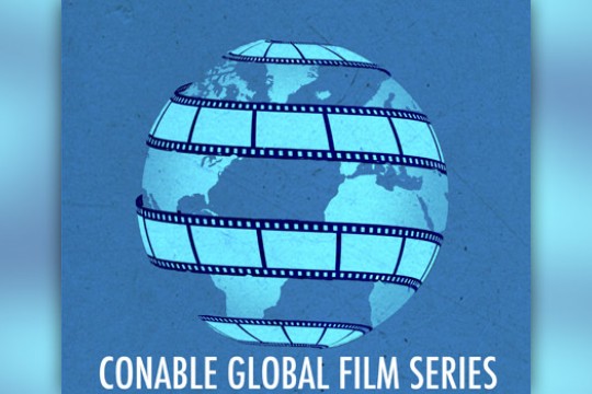 Logo for "Conable Global Film Series"