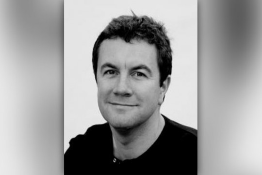 Professor posing for camera