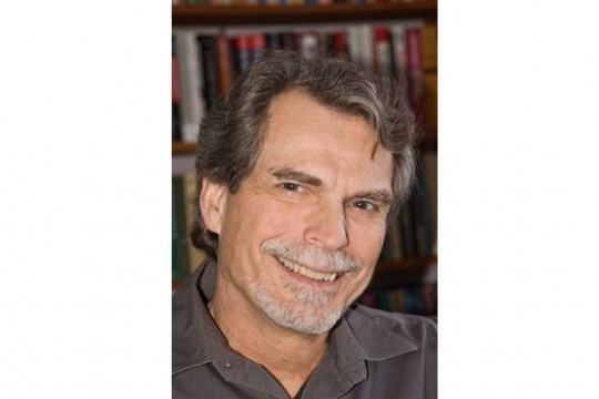 Professor posing for camera