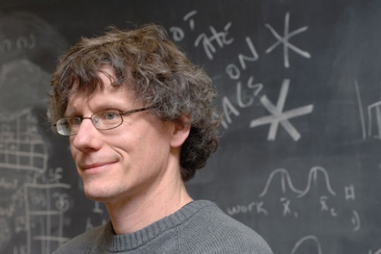 Professor posing for camera