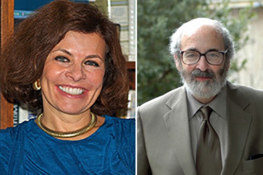 Two portraits side by side