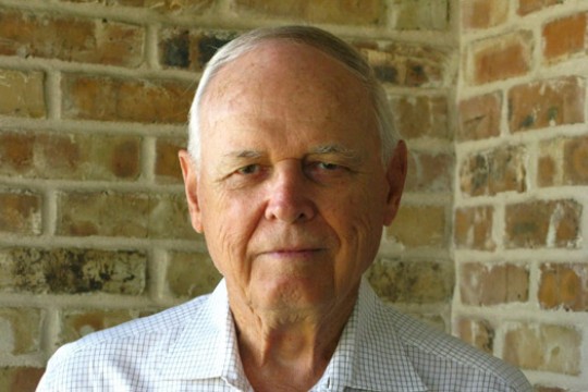 Professor posing for camera