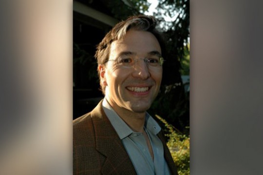 Professor posing for camera