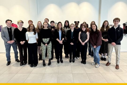 a group photo of the award recipients
