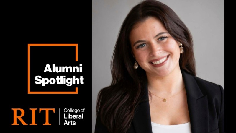 Portrait of student smiling
