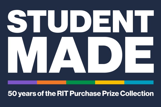 Student Made - 50 years of the RIT Purchase Prize Collection sign