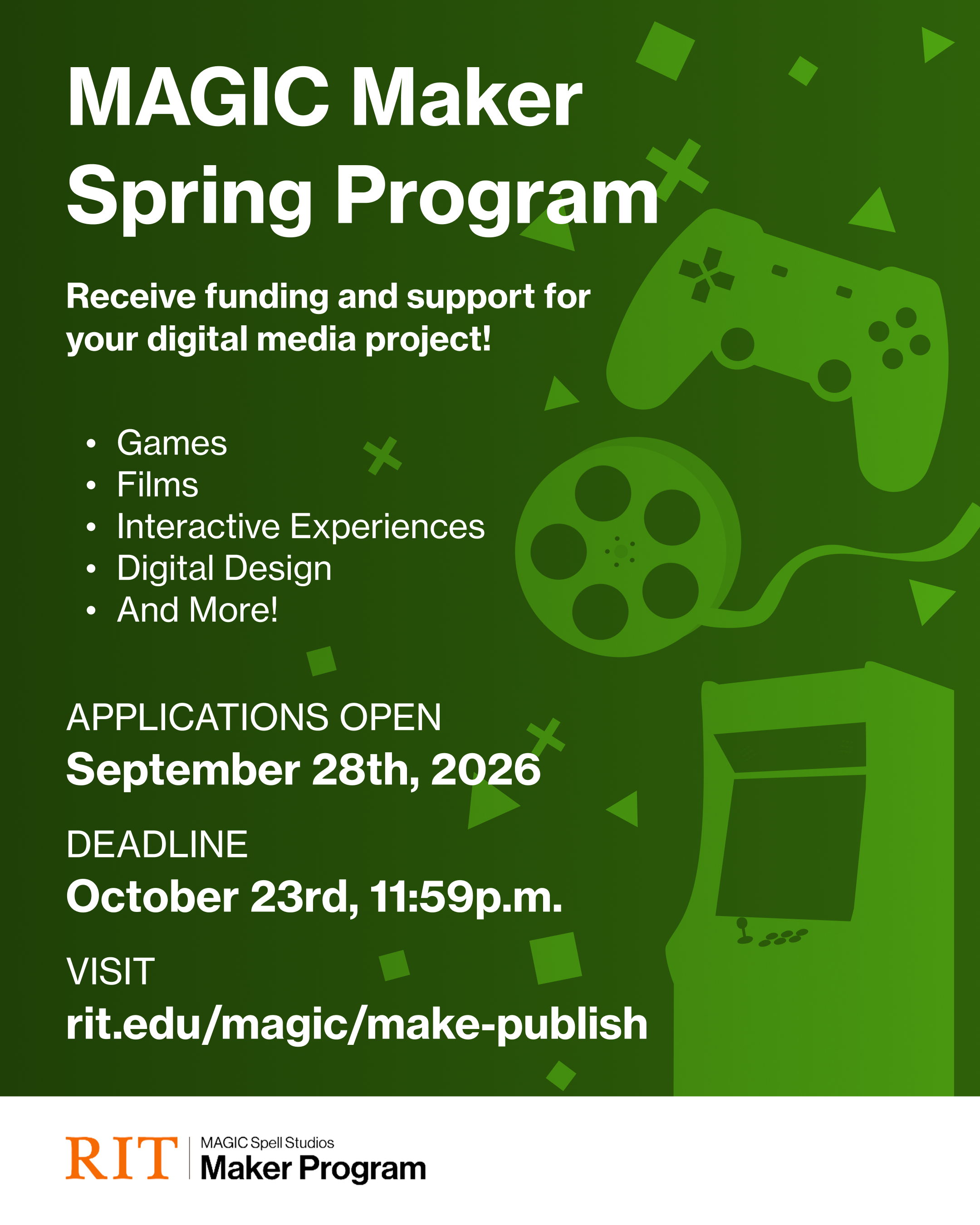 Spring Makers Announcement
