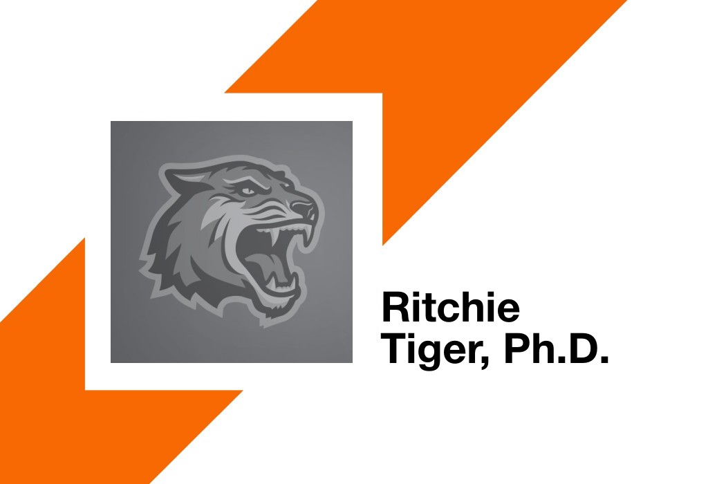 Example of a profile frame using RIT tiger head