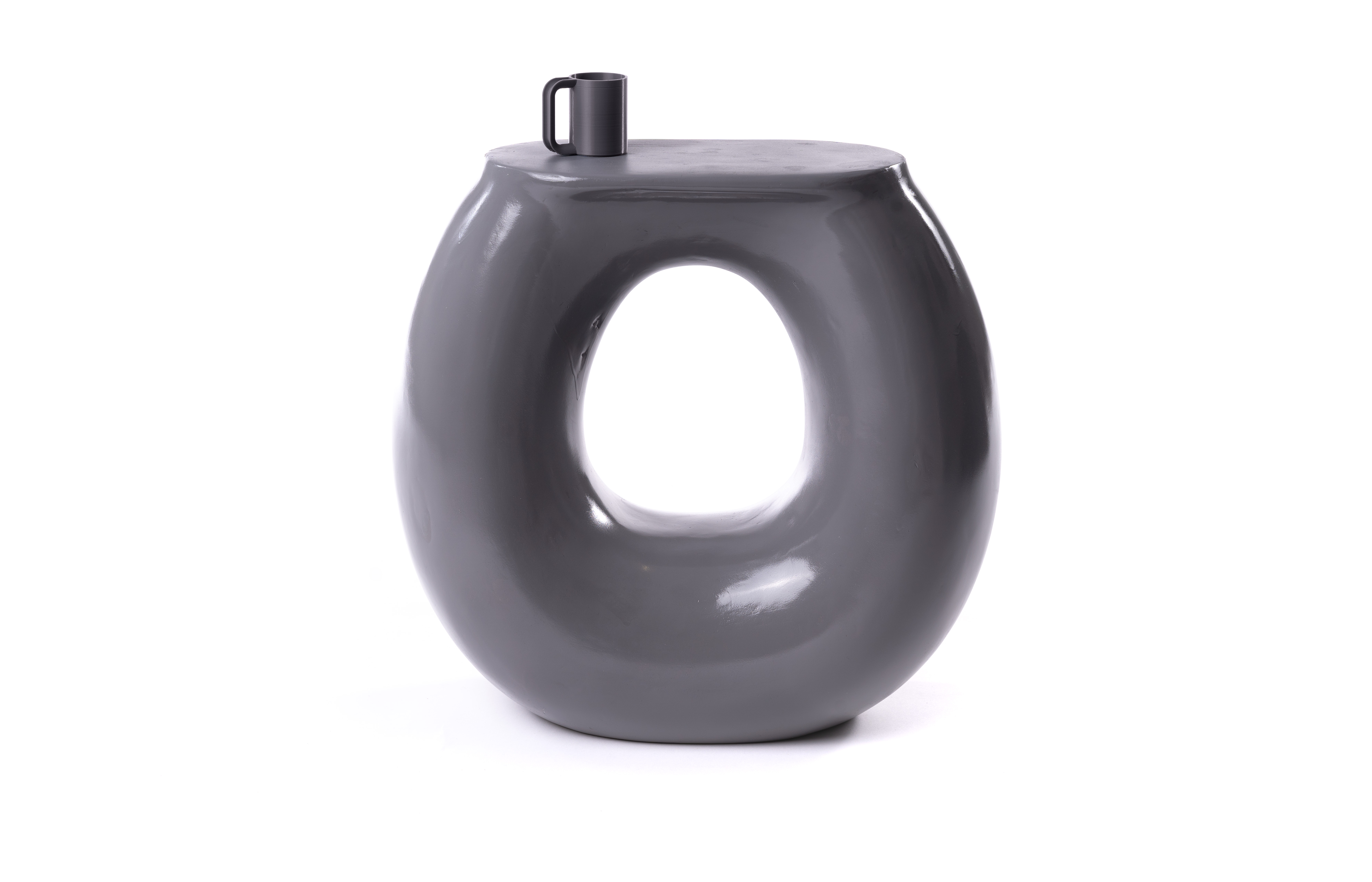 Cradel Side Table Grey Model