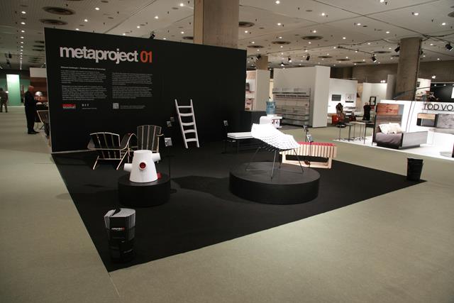 Product designs on the floor of ICFF.