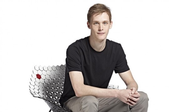 A man sitting on the chair.