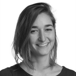 Black and white headshot photo of Elizabeth Patton. 