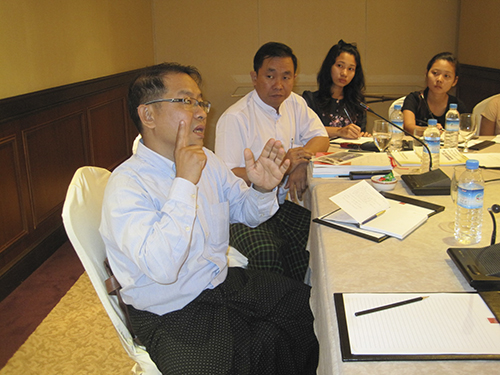 Mr. Tin Aye Ko and Mr. Kyaw Kyaw, two deaf brothers, describe the needs of deaf people in Myanmar
