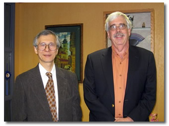 Photo of E William Clymer and Naotsune HOSONO