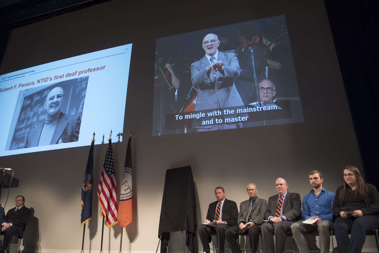 Rededication of LBJ Hall at NTID
