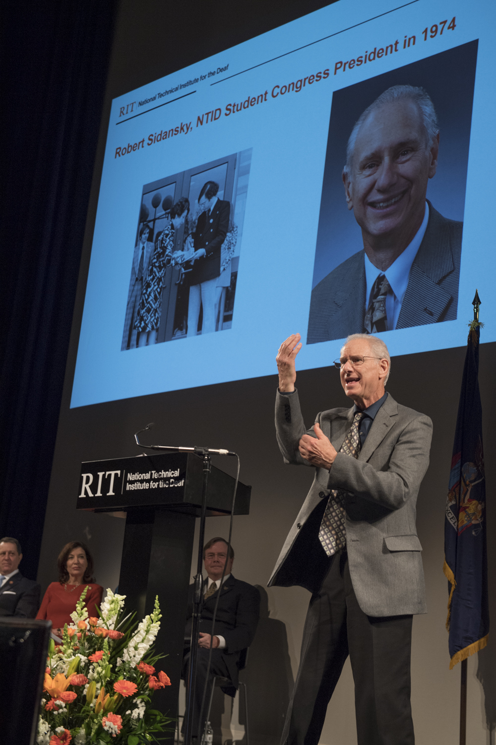 Rededication of LBJ Hall at NTID
