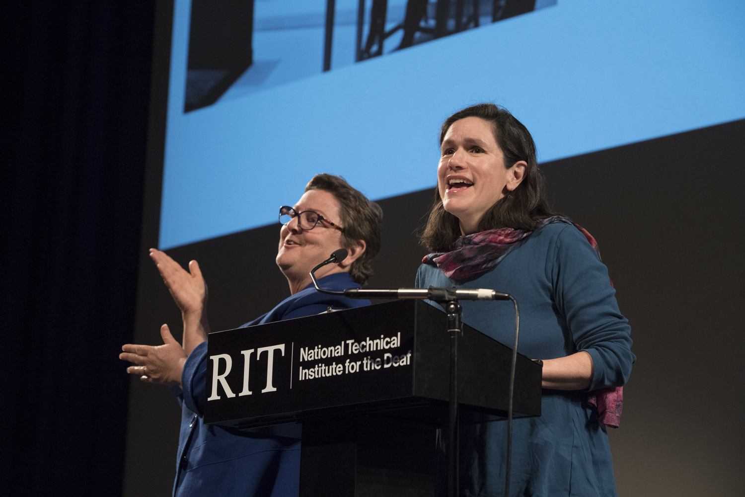 Rededication of LBJ Hall at NTID