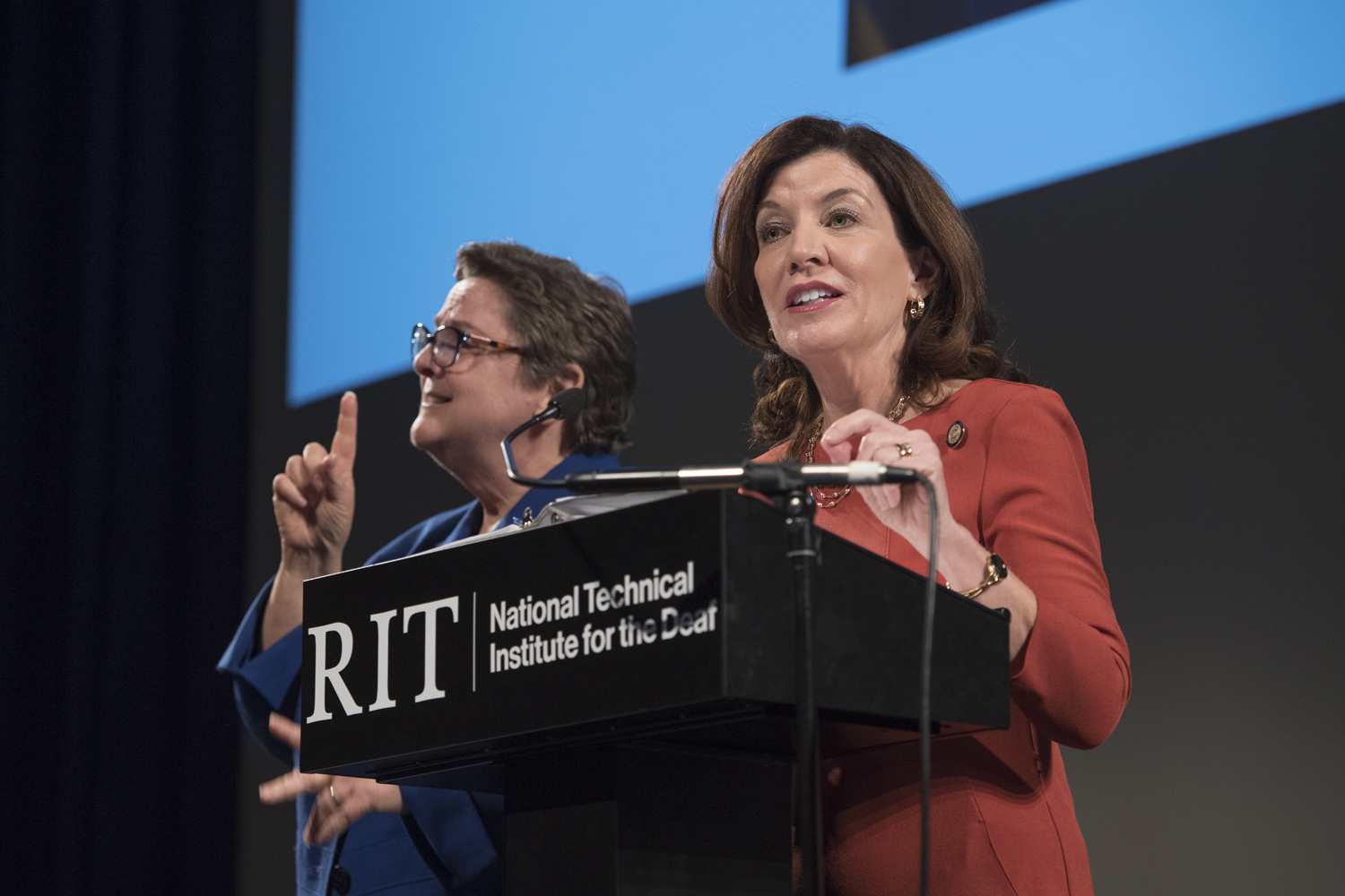 Rededication of LBJ Hall at NTID