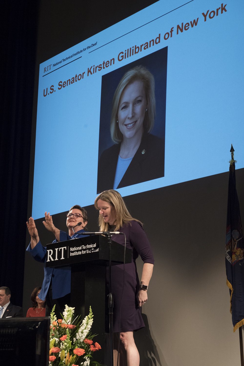 Rededication of LBJ Hall at NTID