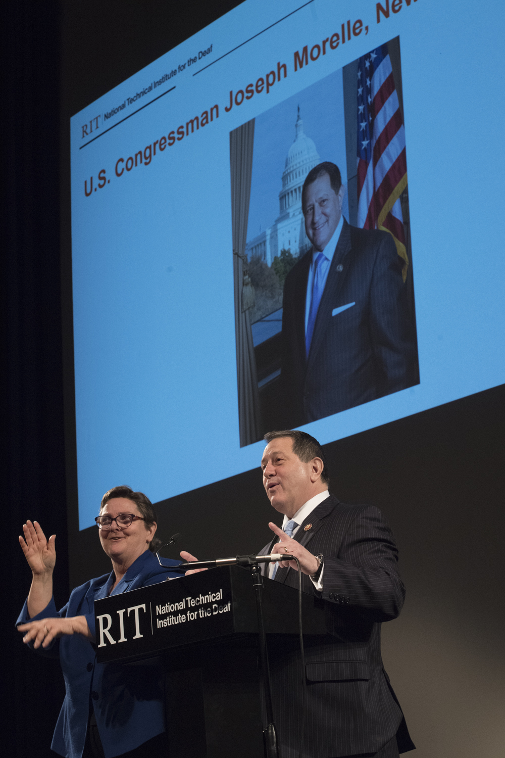 Rededication of LBJ Hall at NTID