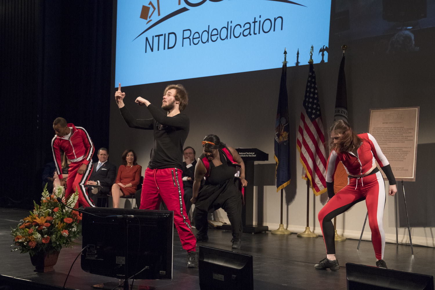 Rededication of LBJ Hall at NTID