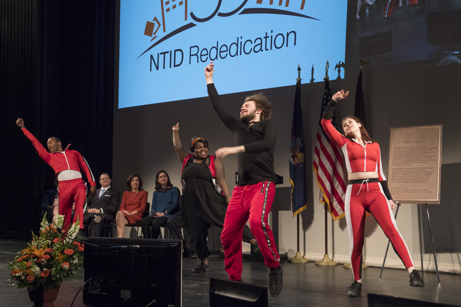 Rededication of LBJ Hall at NTID