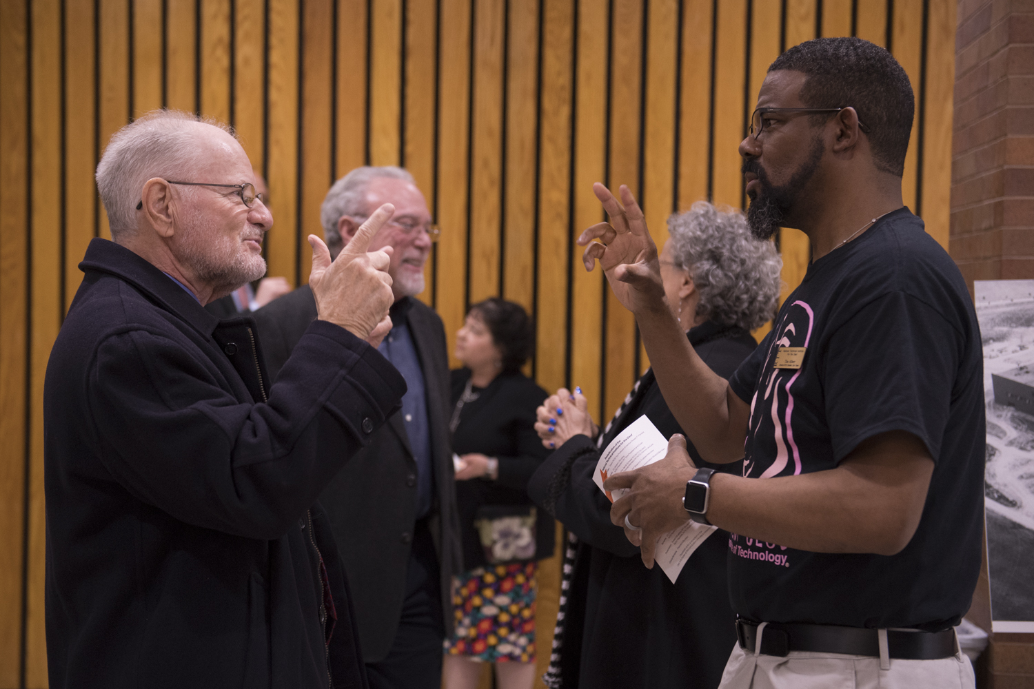 Rededication of LBJ Hall at NTID