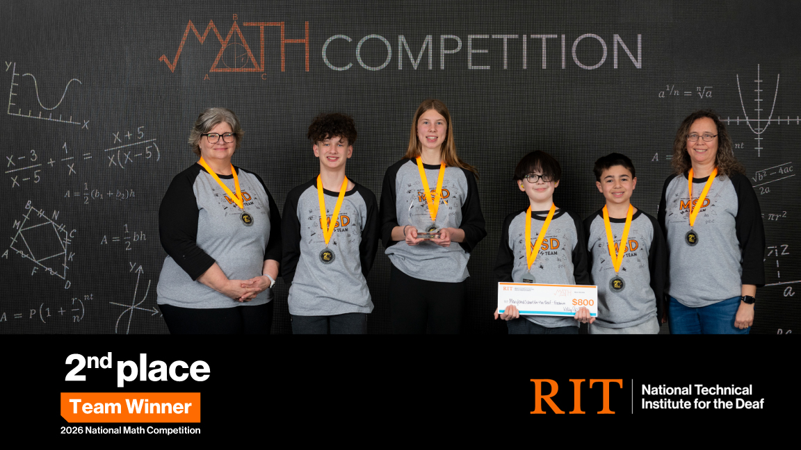 2nd place team – Maryland School for the Deaf - Frederick