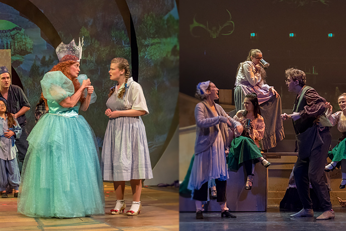 Montage of Wizard of Oz and Beauty and the Beast